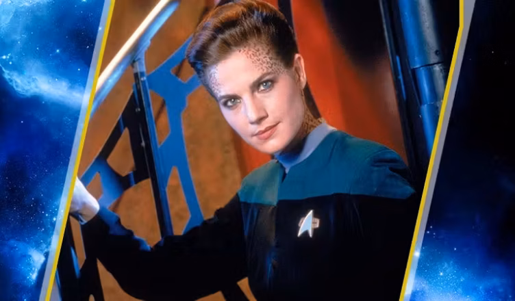 Jadzia Dax in Star Trek Deep Space Nine as the Dax symbiont continues its life across generations