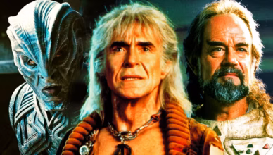 The Adversaries of Star Trek featuring Krall, Khan Noonien Singh and Sybok from across the Star Trek films